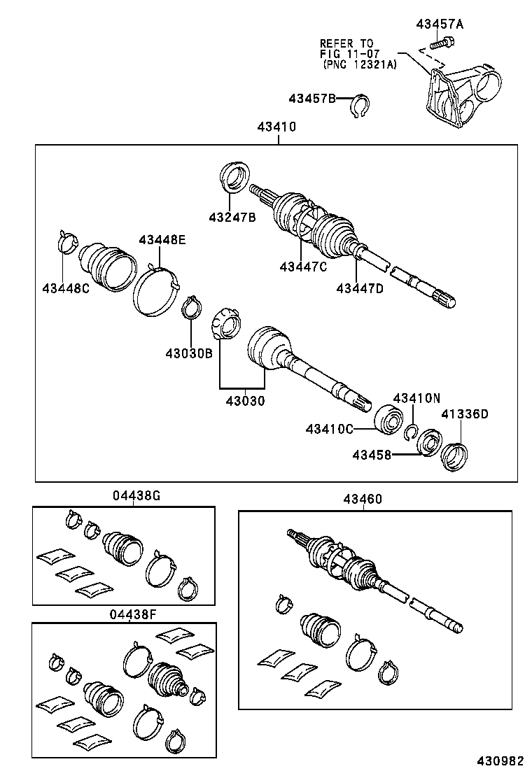  AVALON |  FRONT DRIVE SHAFT