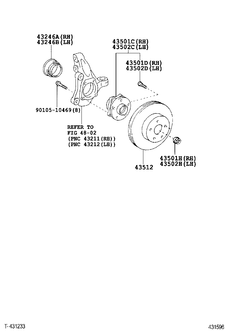  PRIUS CHINA |  FRONT AXLE HUB