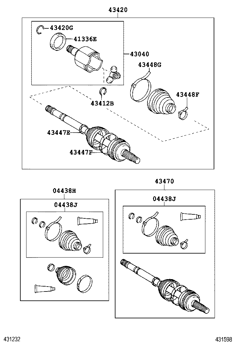  PRIUS CHINA |  FRONT DRIVE SHAFT