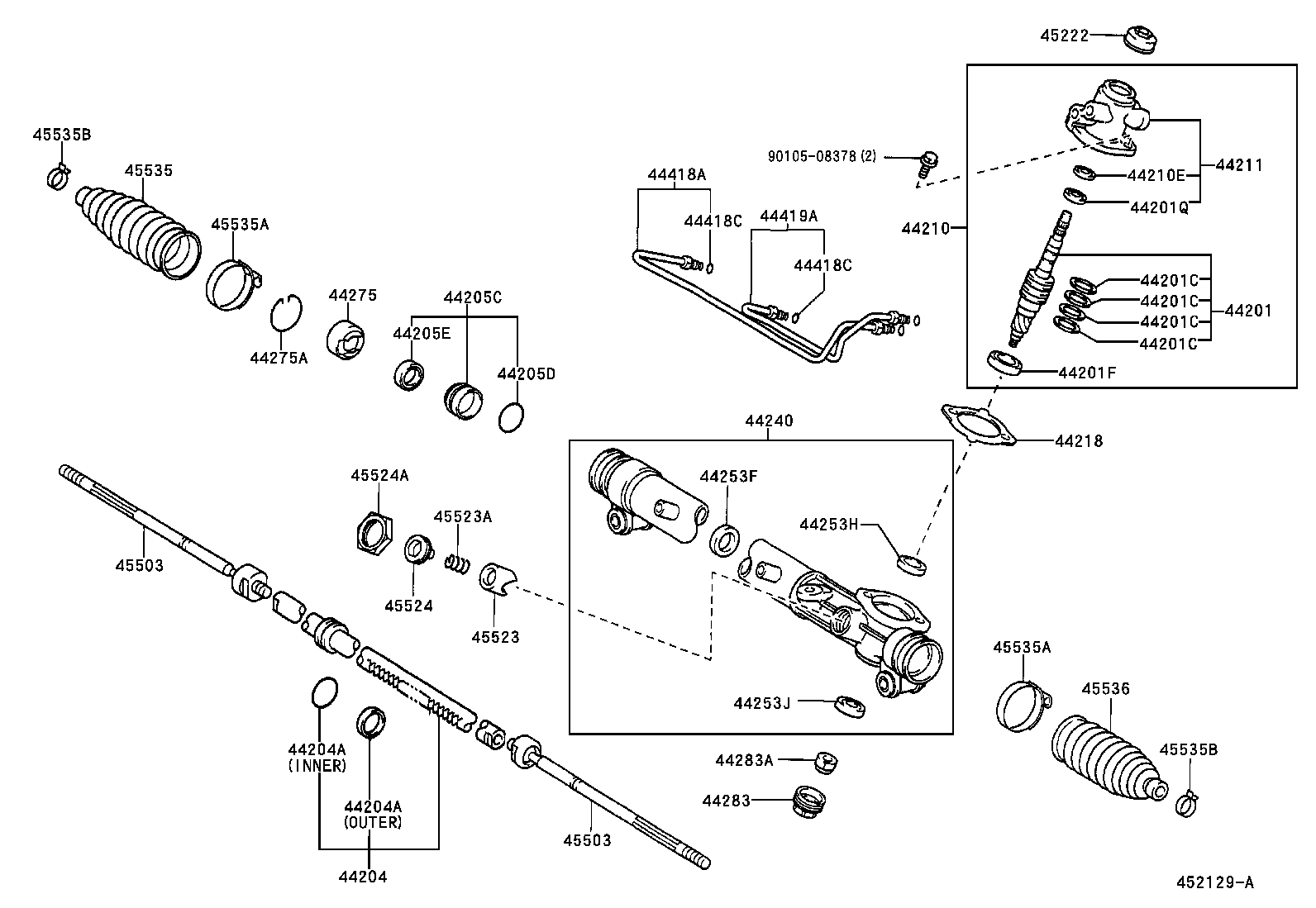  MR2 |  FRONT STEERING GEAR LINK