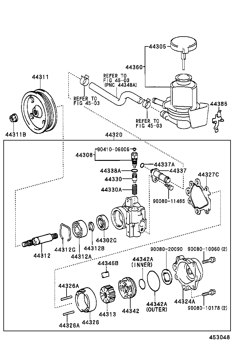  QUALIS |  VANE PUMP RESERVOIR POWER STEERING