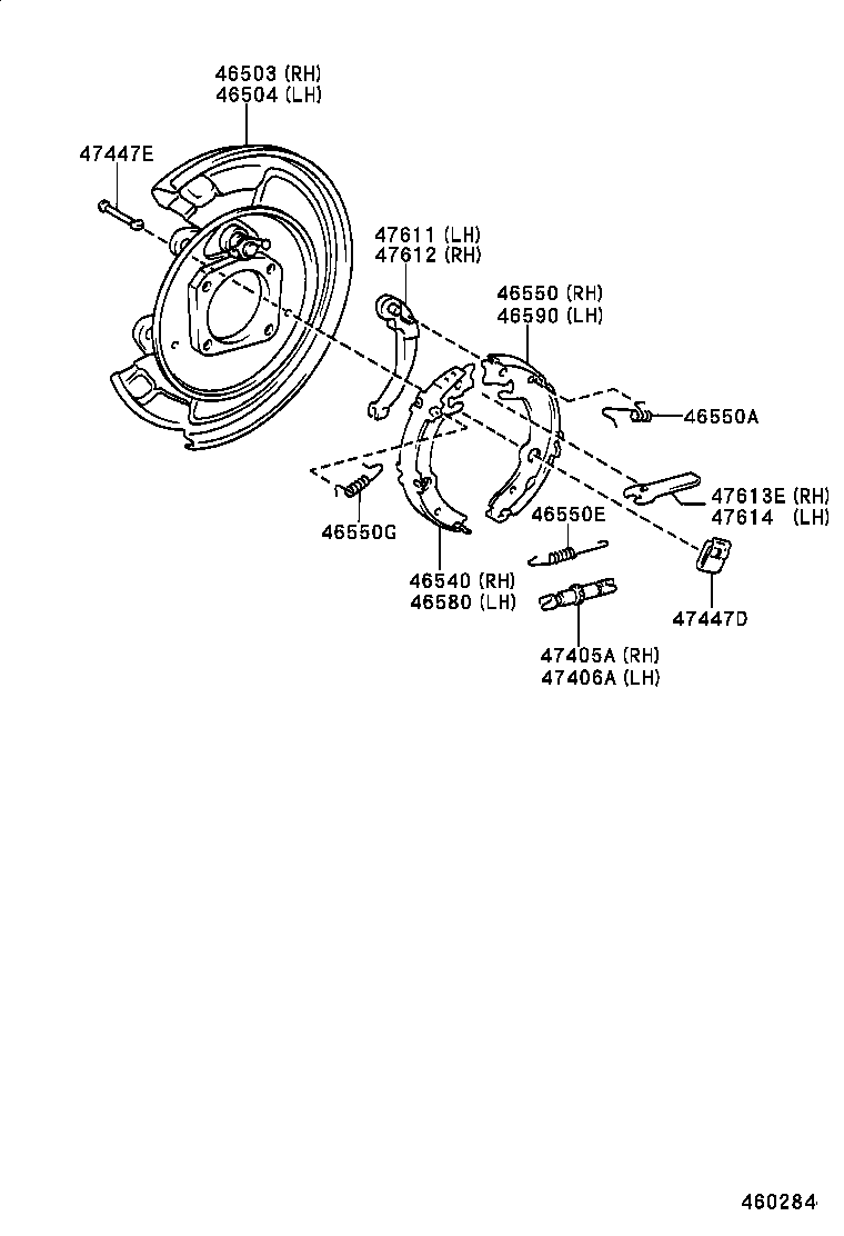  CELICA |  PARKING BRAKE CABLE