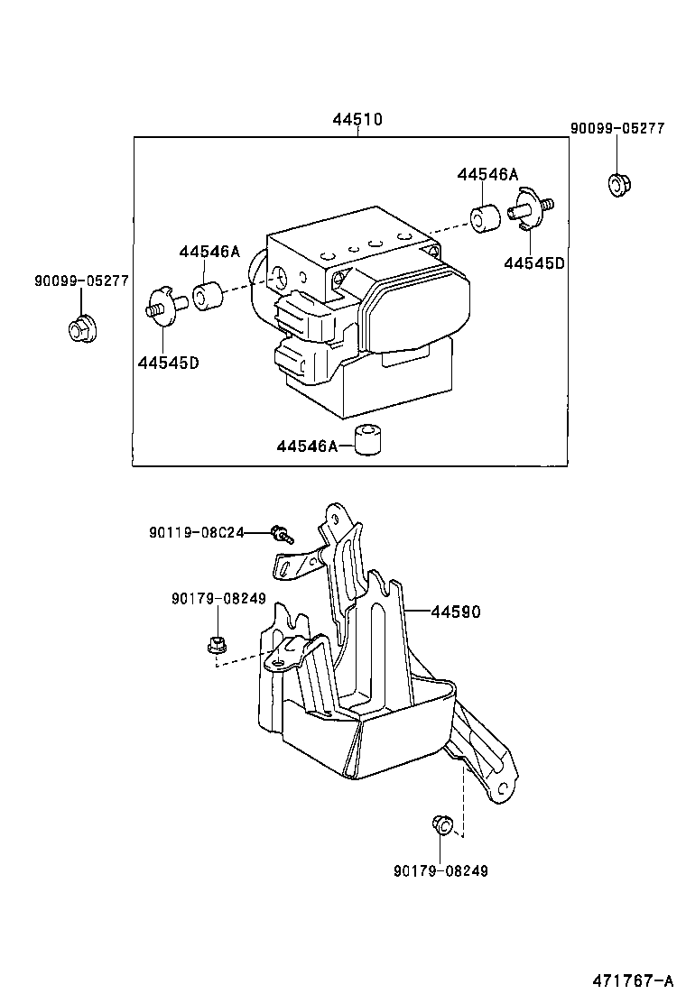  CELICA |  BRAKE TUBE CLAMP