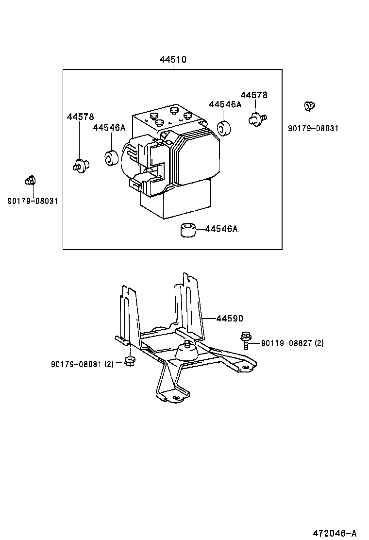  AVALON |  BRAKE TUBE CLAMP