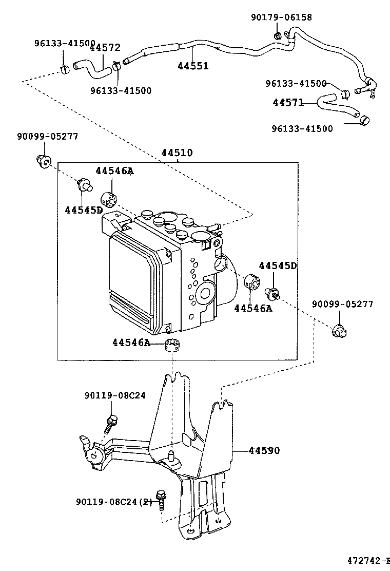  CAMRY |  BRAKE TUBE CLAMP