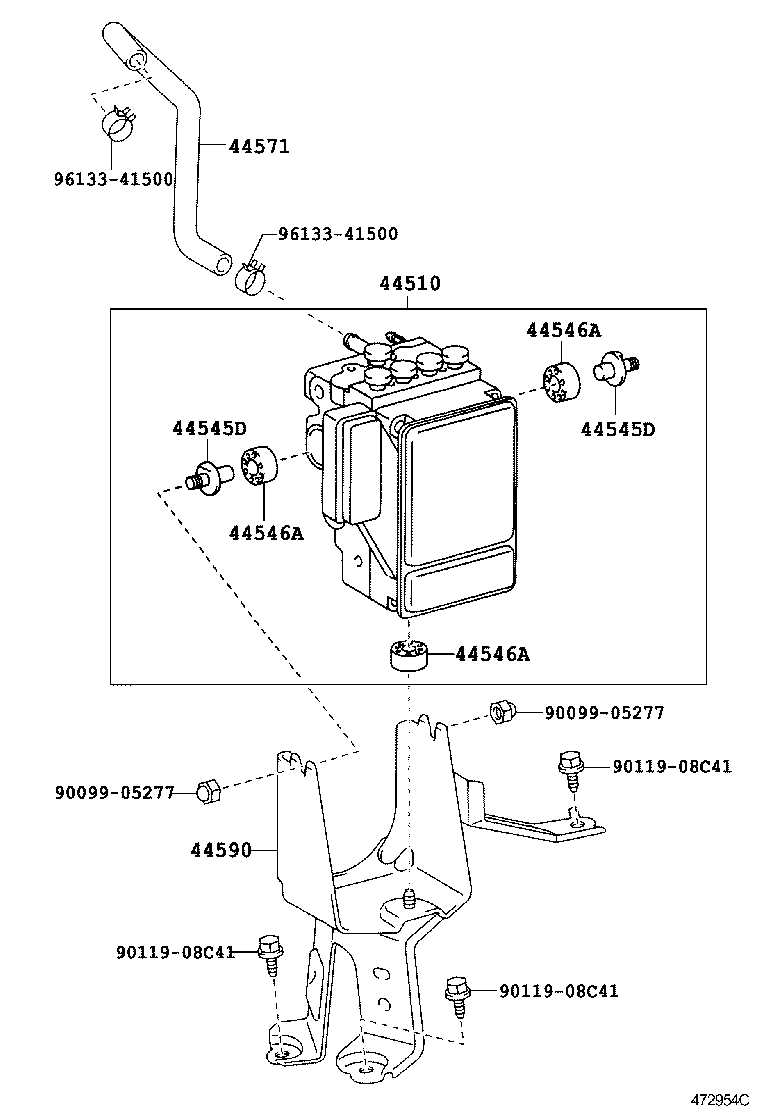  ALPHARD |  BRAKE TUBE CLAMP