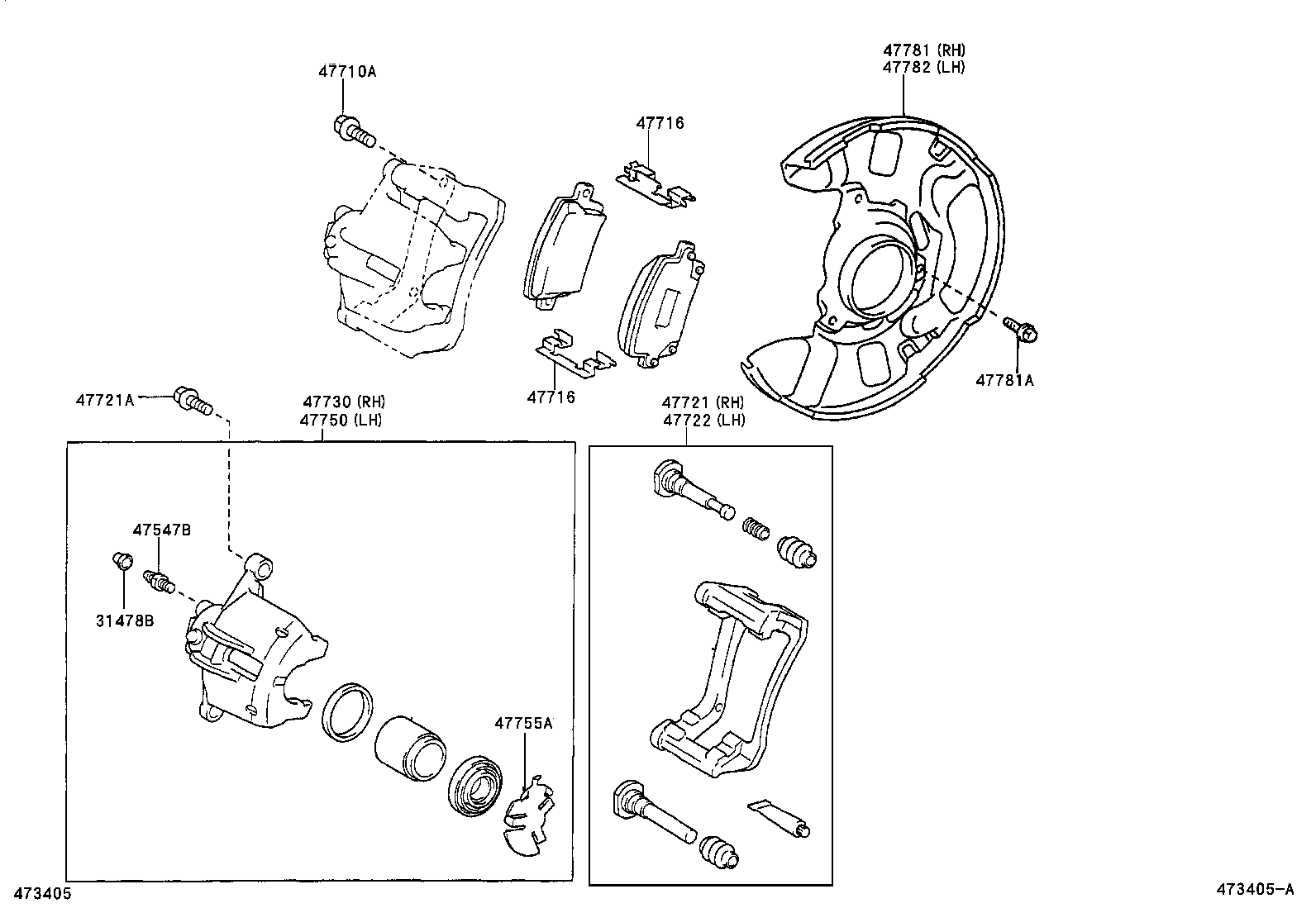  COROLLA ASIA INDIA |  FRONT DISC BRAKE CALIPER DUST COVER