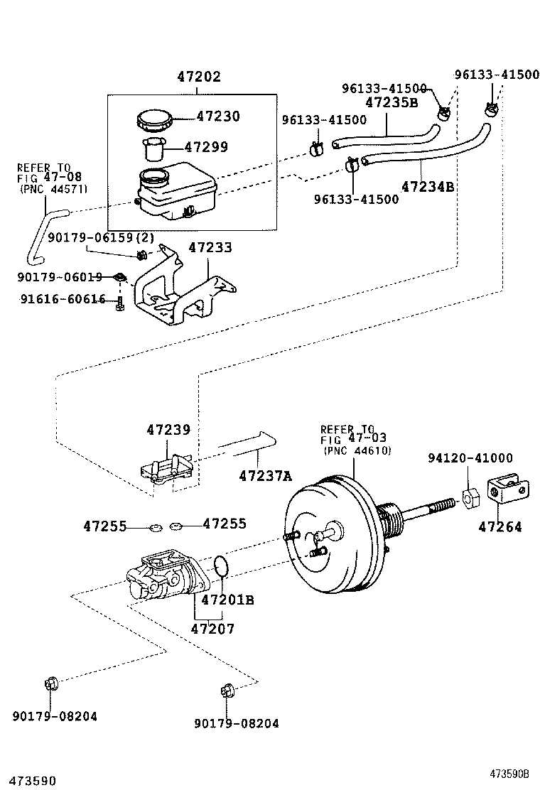  PREVIA TARAGO |  BRAKE MASTER CYLINDER