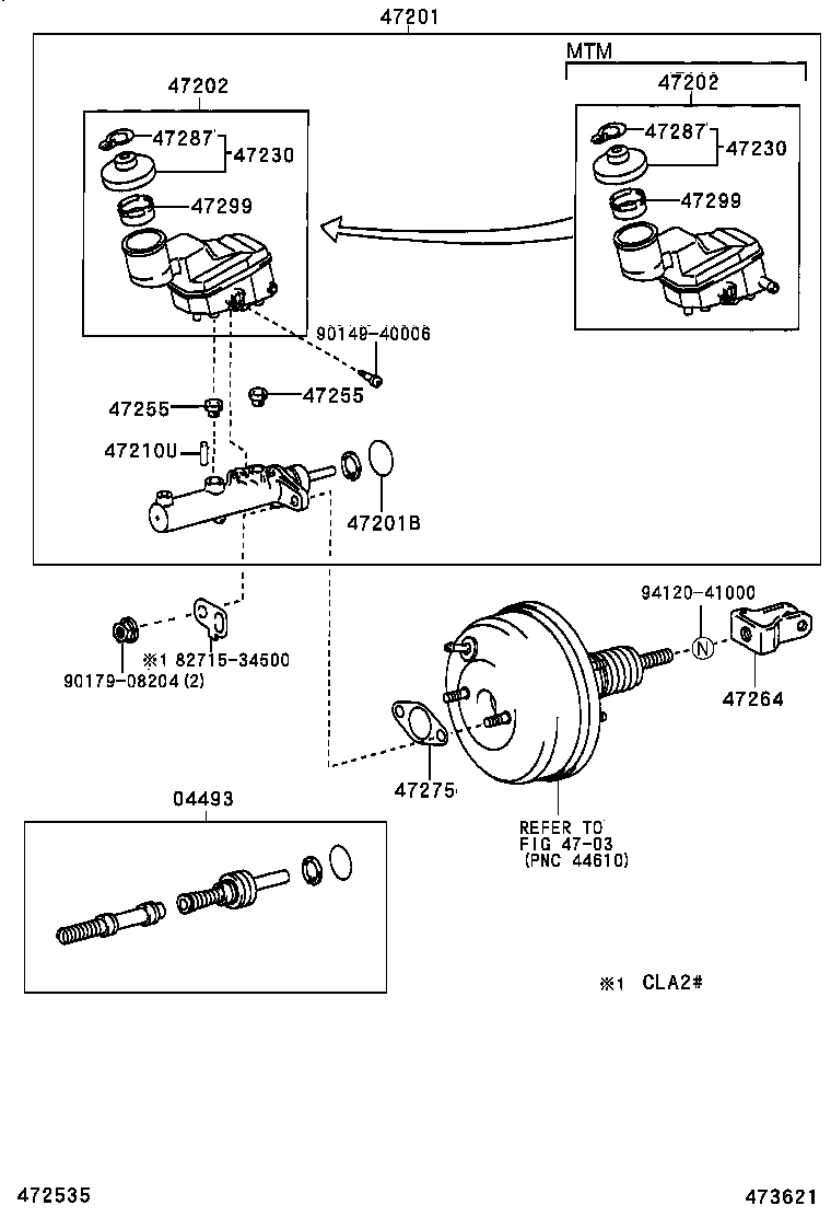  RAV4 |  BRAKE MASTER CYLINDER