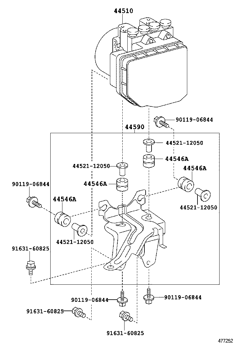  YARIS |  BRAKE TUBE CLAMP