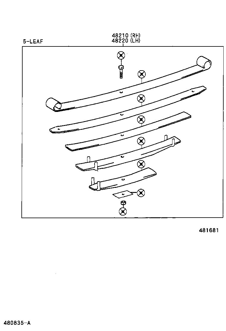  T U V |  REAR SPRING SHOCK ABSORBER