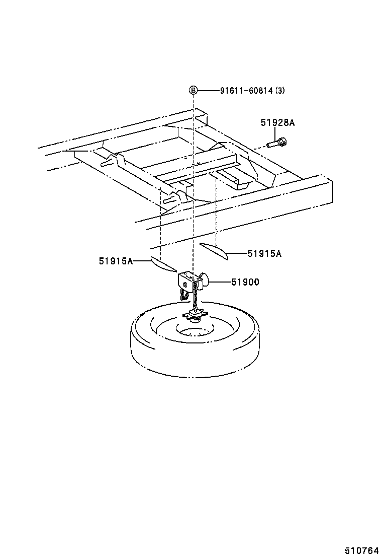  QUALIS |  SPARE WHEEL CARRIER