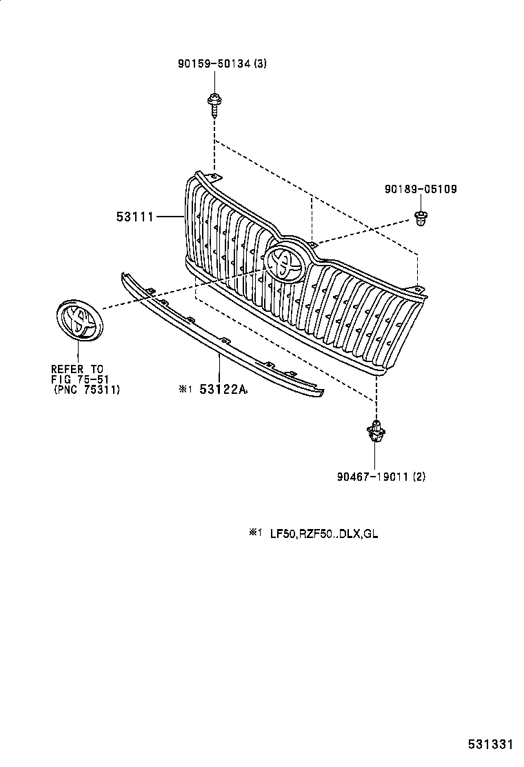  QUALIS |  RADIATOR GRILLE