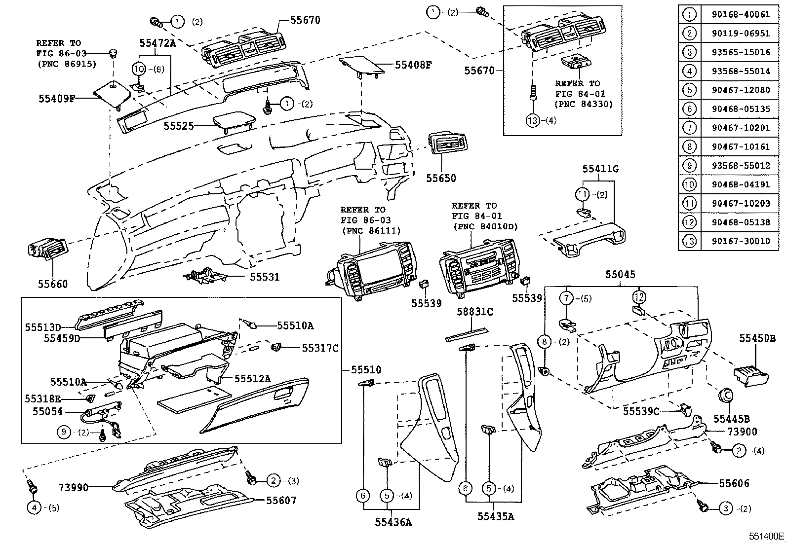  CROWN |  INSTRUMENT PANEL GLOVE COMPARTMENT