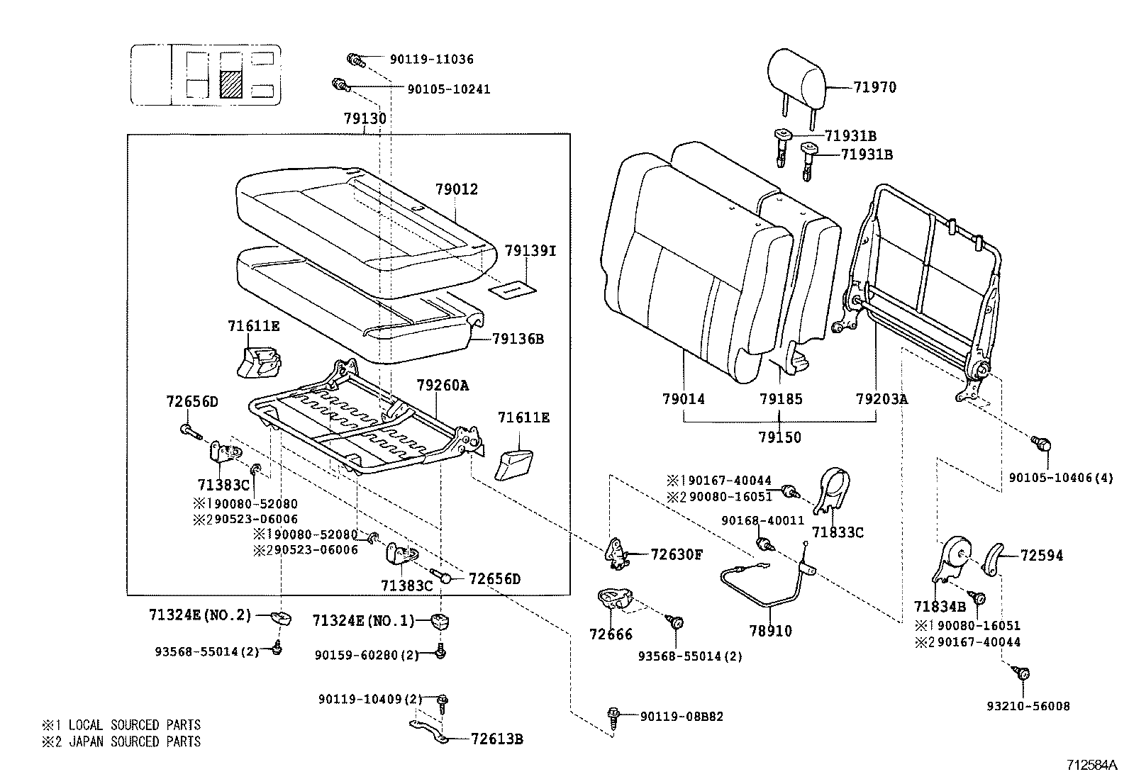  T U V |  SEAT SEAT TRACK