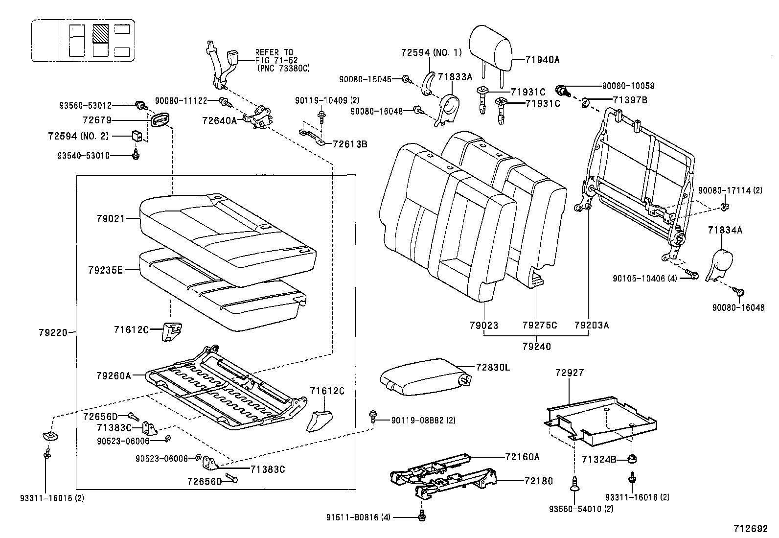  T U V |  SEAT SEAT TRACK