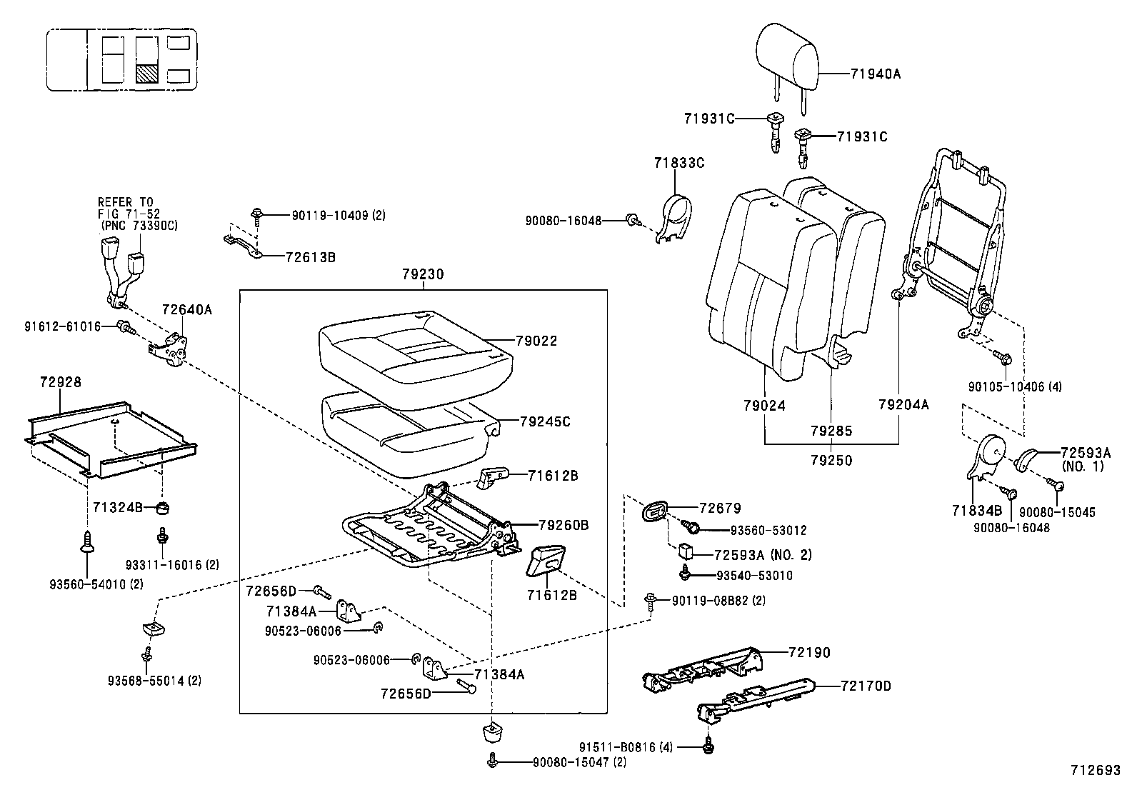  T U V |  SEAT SEAT TRACK