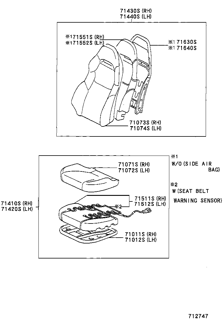  CELICA |  FRONT SEAT SEAT TRACK