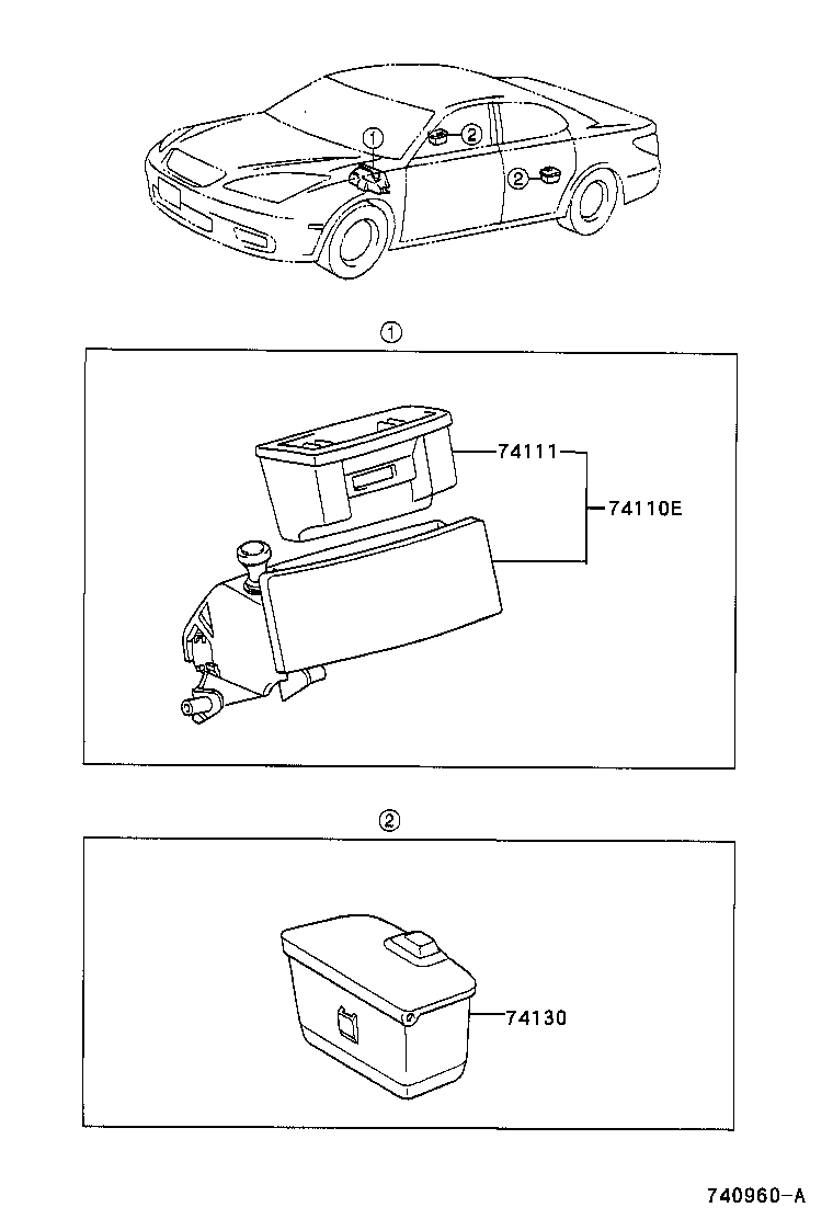  ES300 |  ASH RECEPTACLE