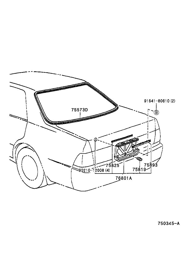  CROWN |  REAR MOULDING