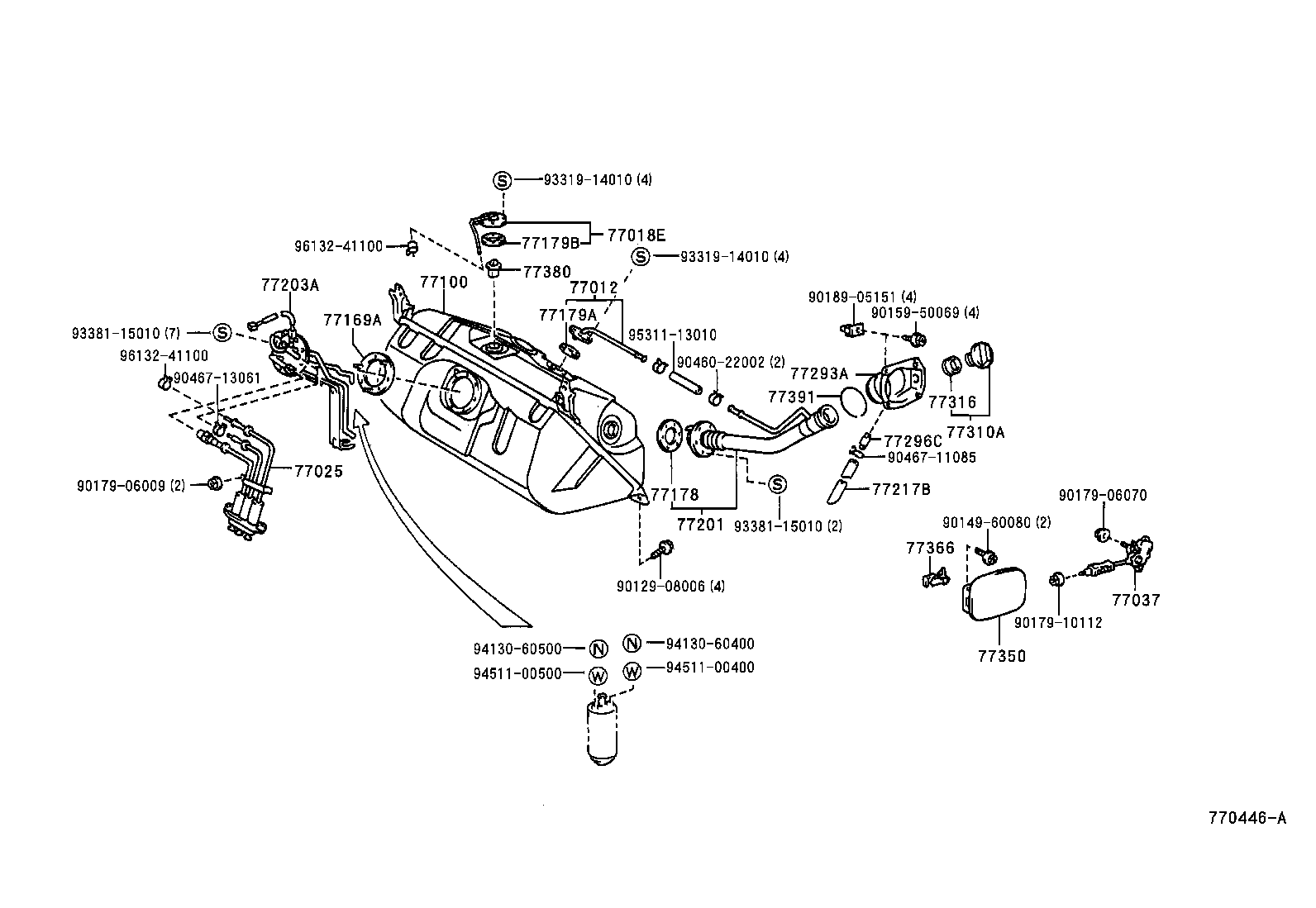  CROWN |  FUEL TANK TUBE