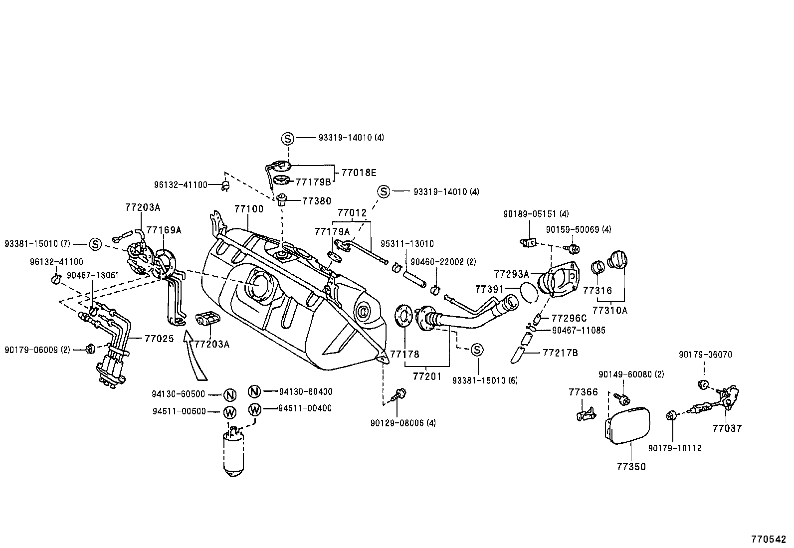  CROWN |  FUEL TANK TUBE