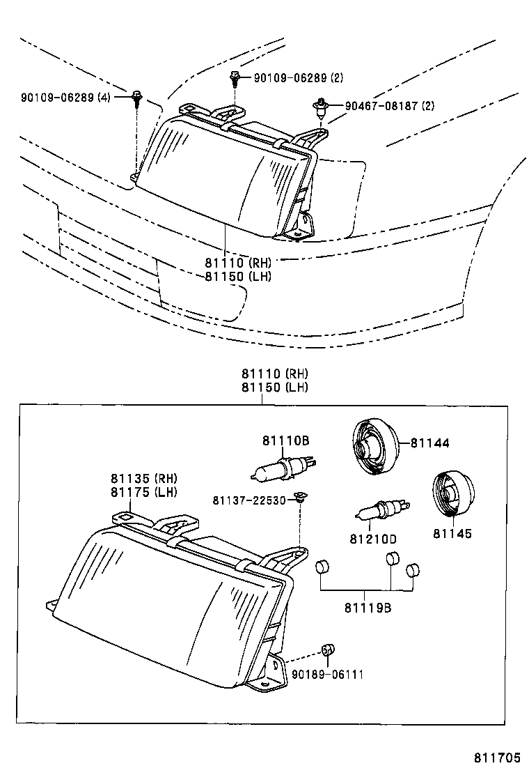  CROWN |  HEADLAMP