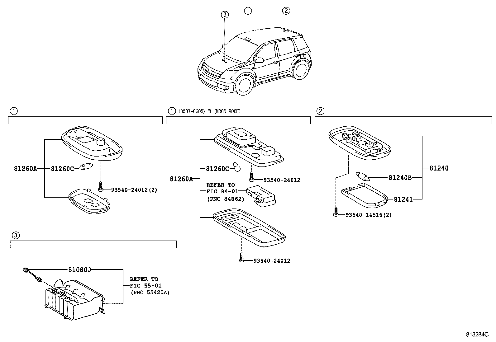  TOYOTA XA |  INTERIOR LAMP