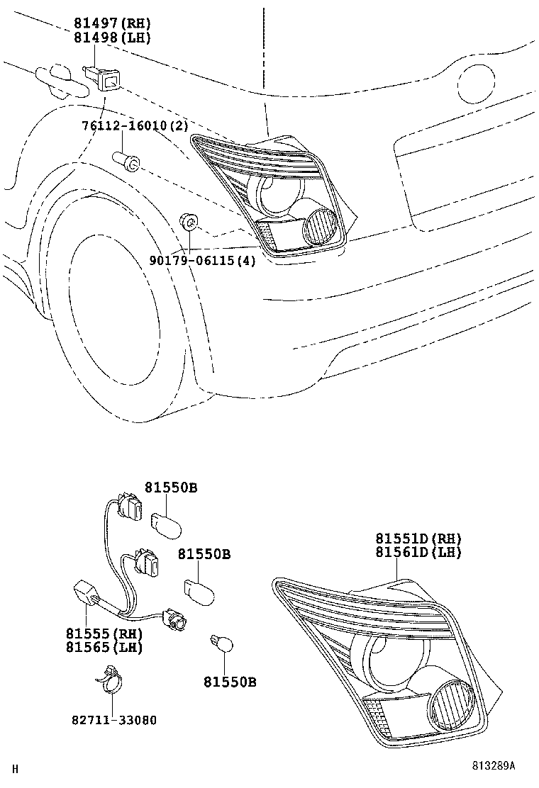  TOYOTA XA |  REAR COMBINATION LAMP