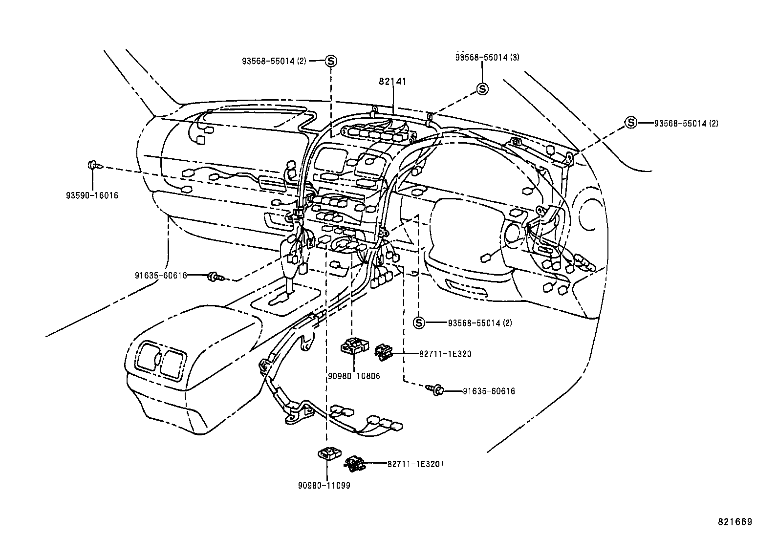  LS400 |  WIRING CLAMP