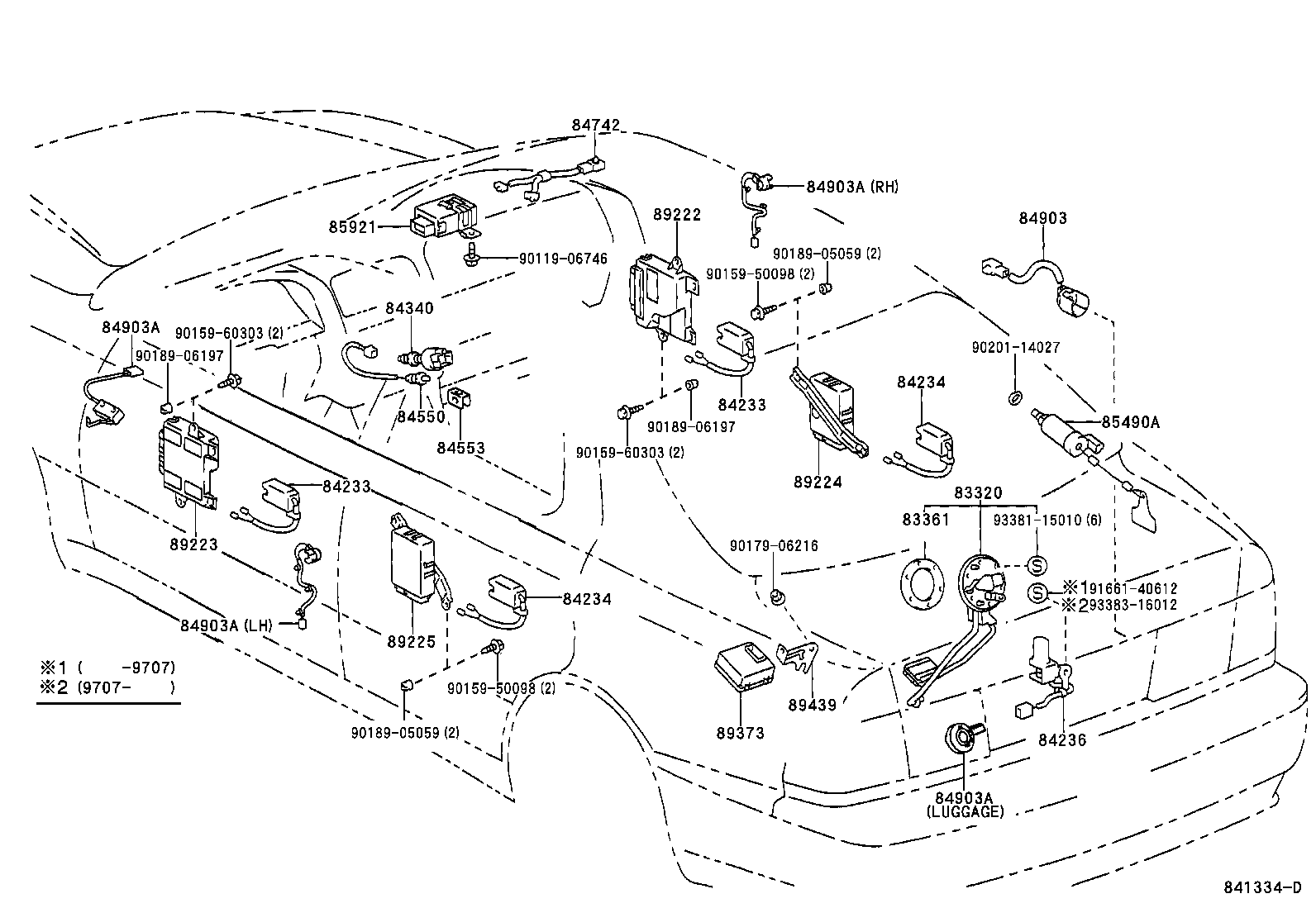  LS400 |  SWITCH RELAY COMPUTER