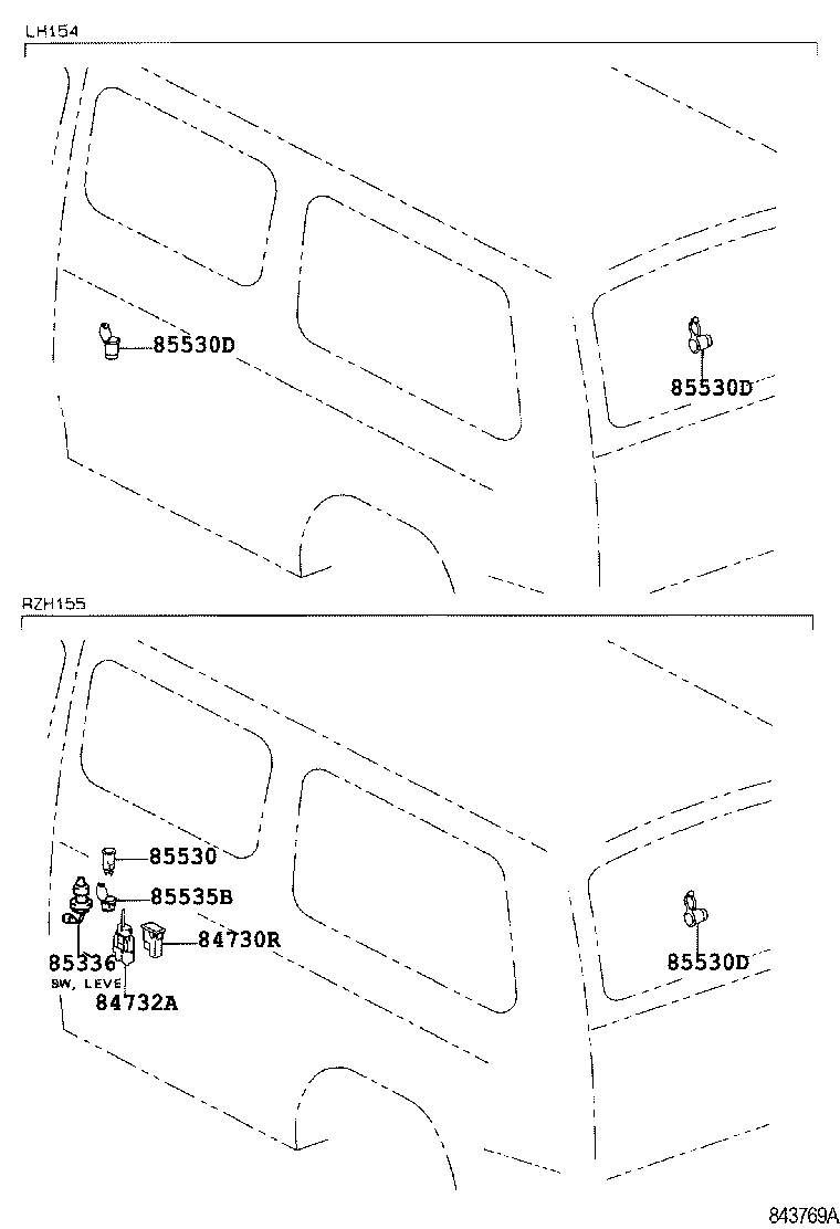  HIACE VAN COMUTER |  SWITCH RELAY COMPUTER