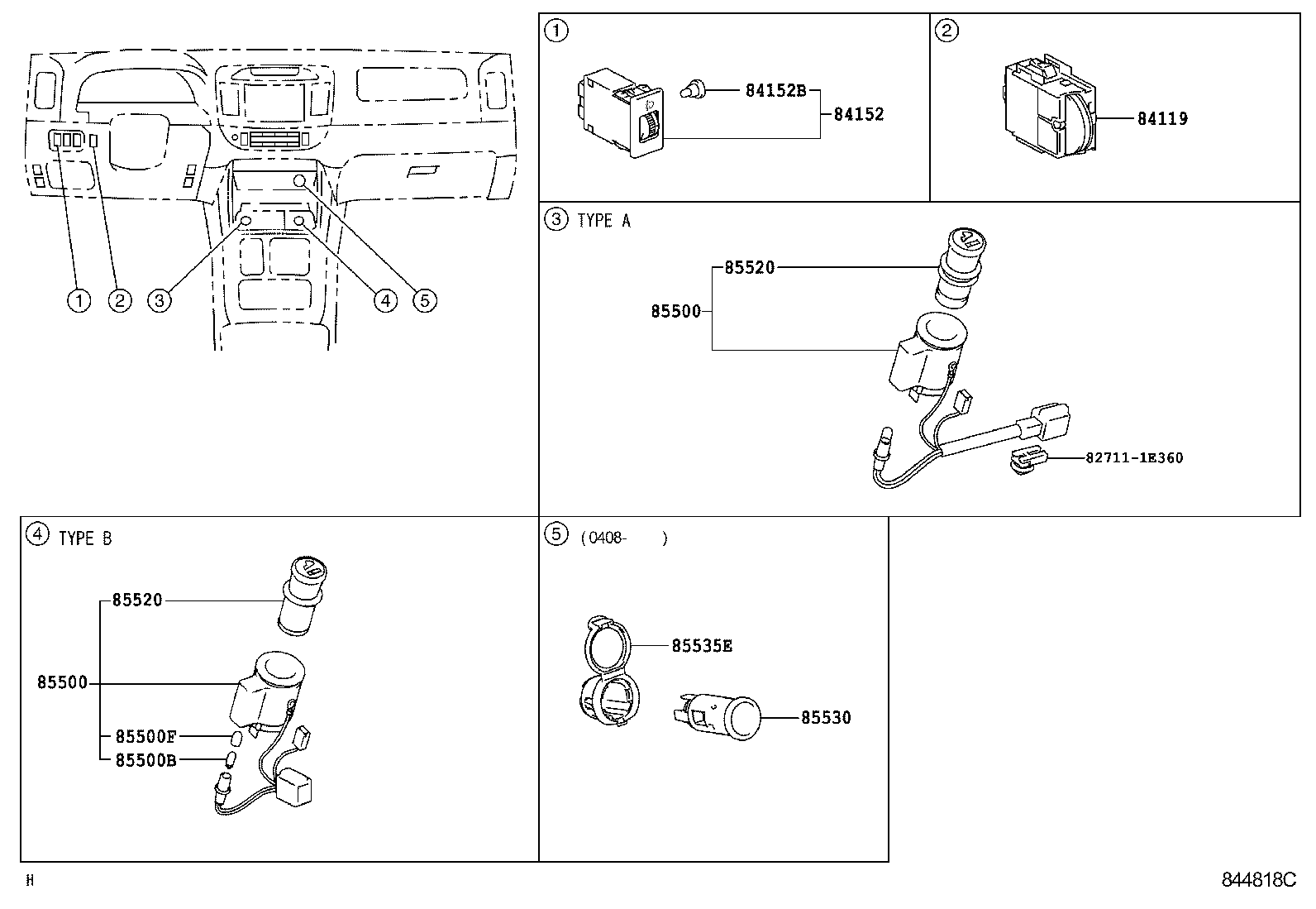  CAMRY AUSTRALIA |  SWITCH RELAY COMPUTER