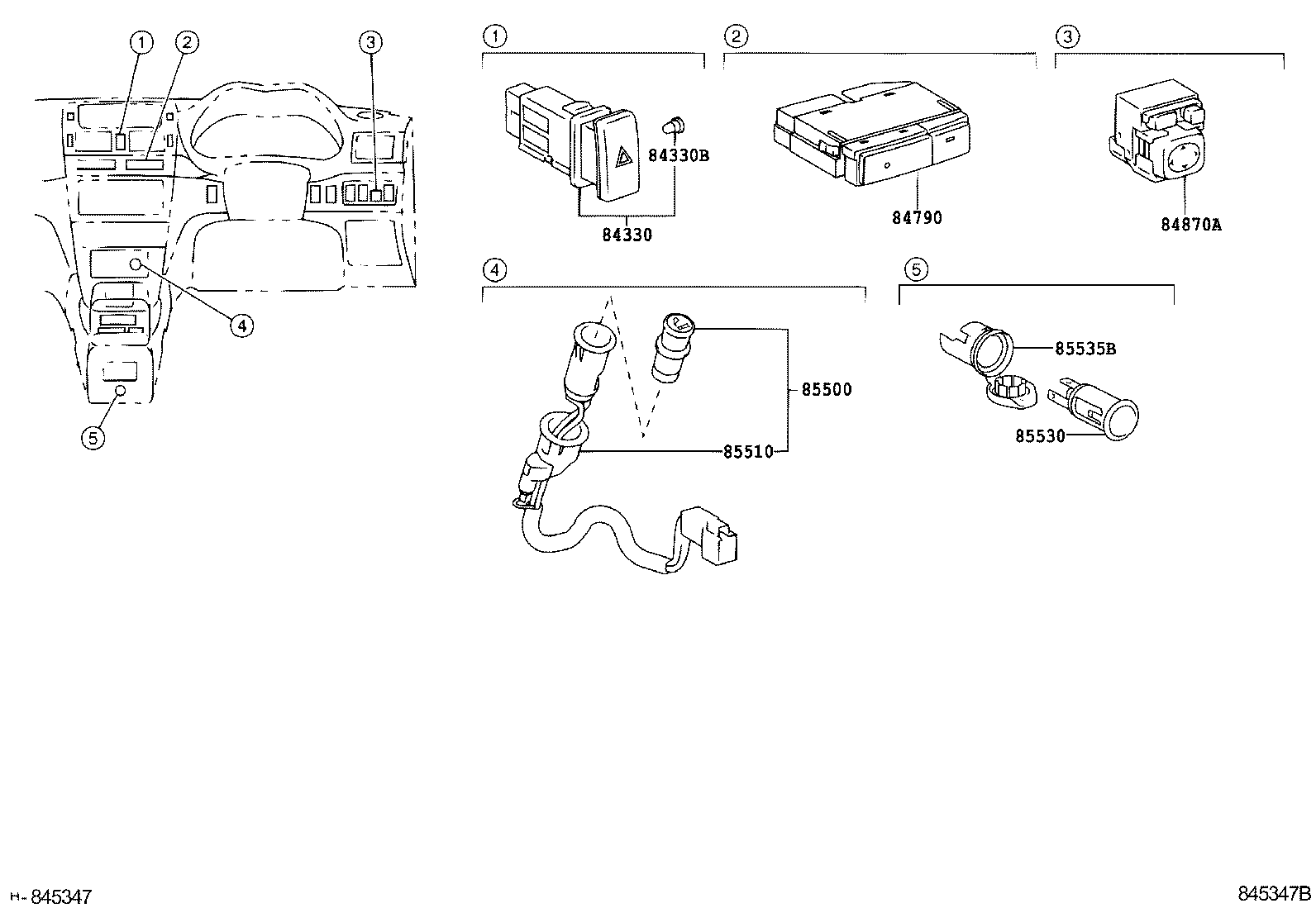  AVENSIS |  SWITCH RELAY COMPUTER