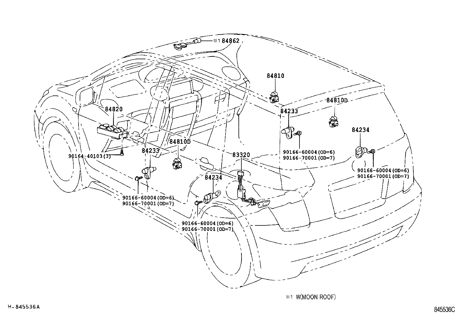  TOYOTA XA |  SWITCH RELAY COMPUTER