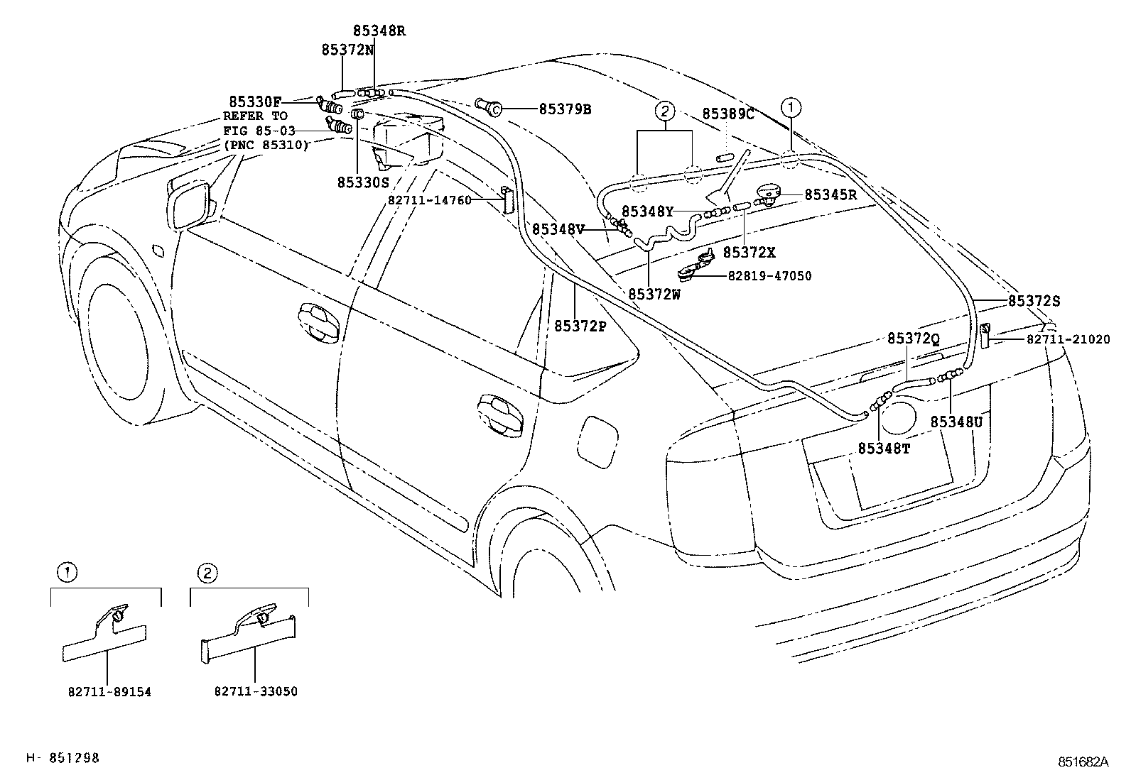  PRIUS CHINA |  REAR WASHER