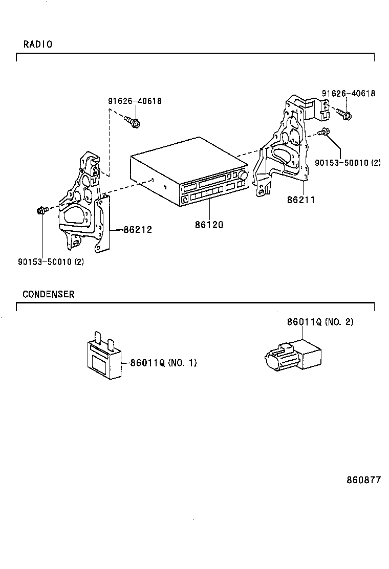  CROWN |  RADIO RECEIVER AMPLIFIER CONDENSER