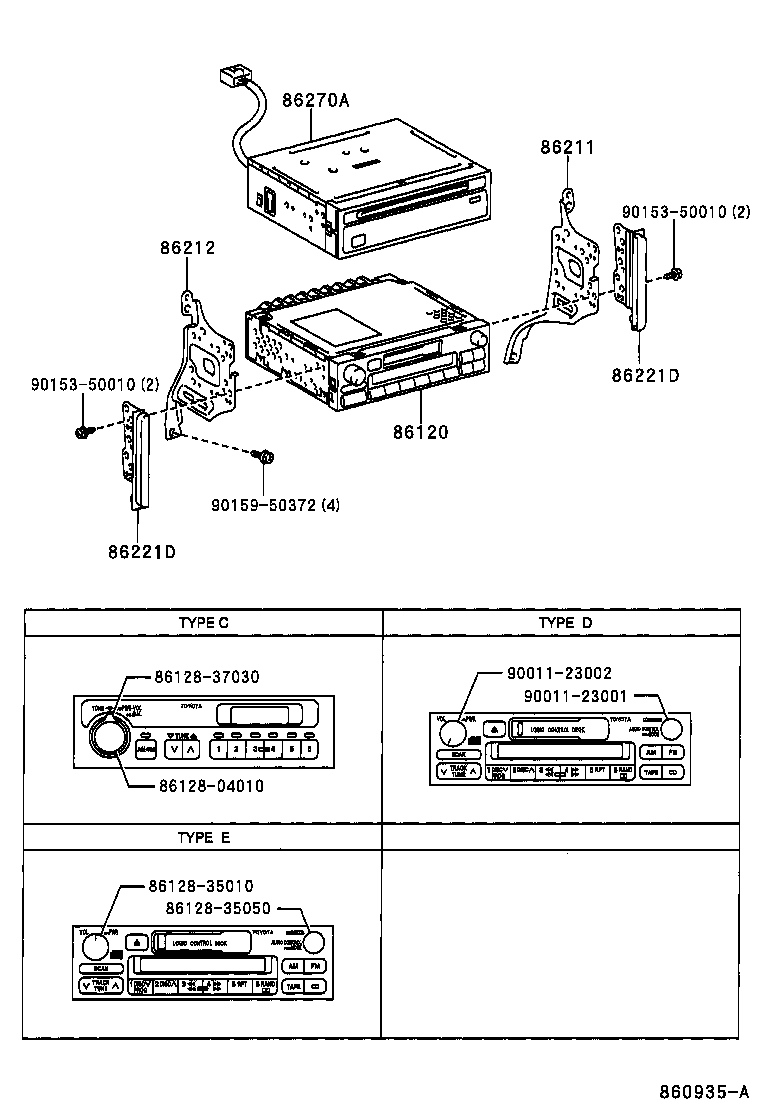  YARIS ECHO 4D |  RADIO RECEIVER AMPLIFIER CONDENSER