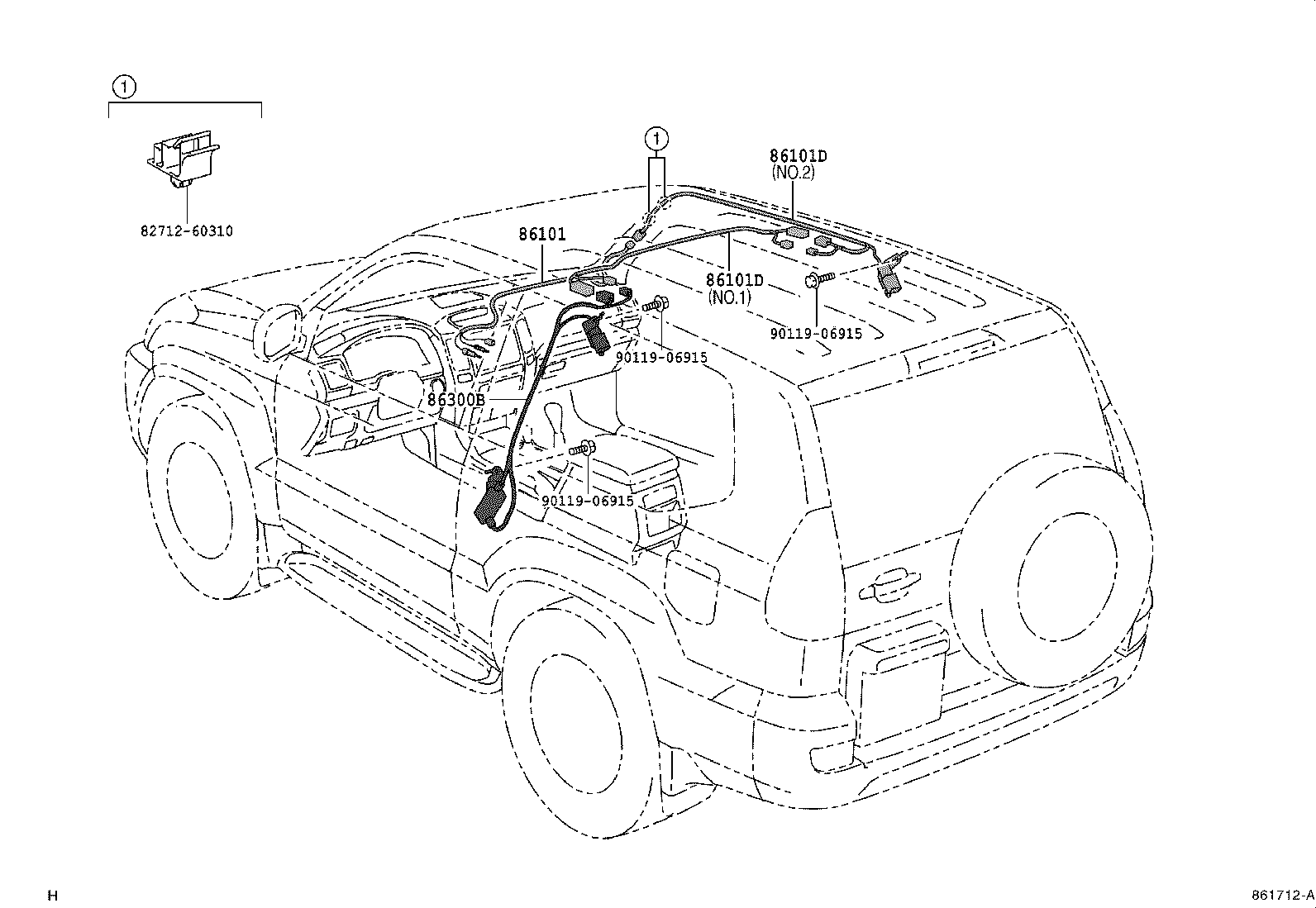  LAND CRUISER PRADO |  ANTENNA