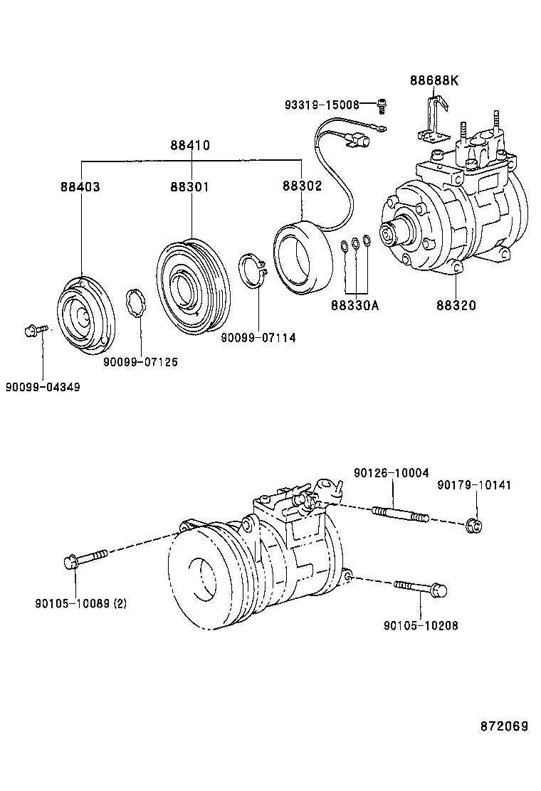  CROWN |  HEATING AIR CONDITIONING COMPRESSOR