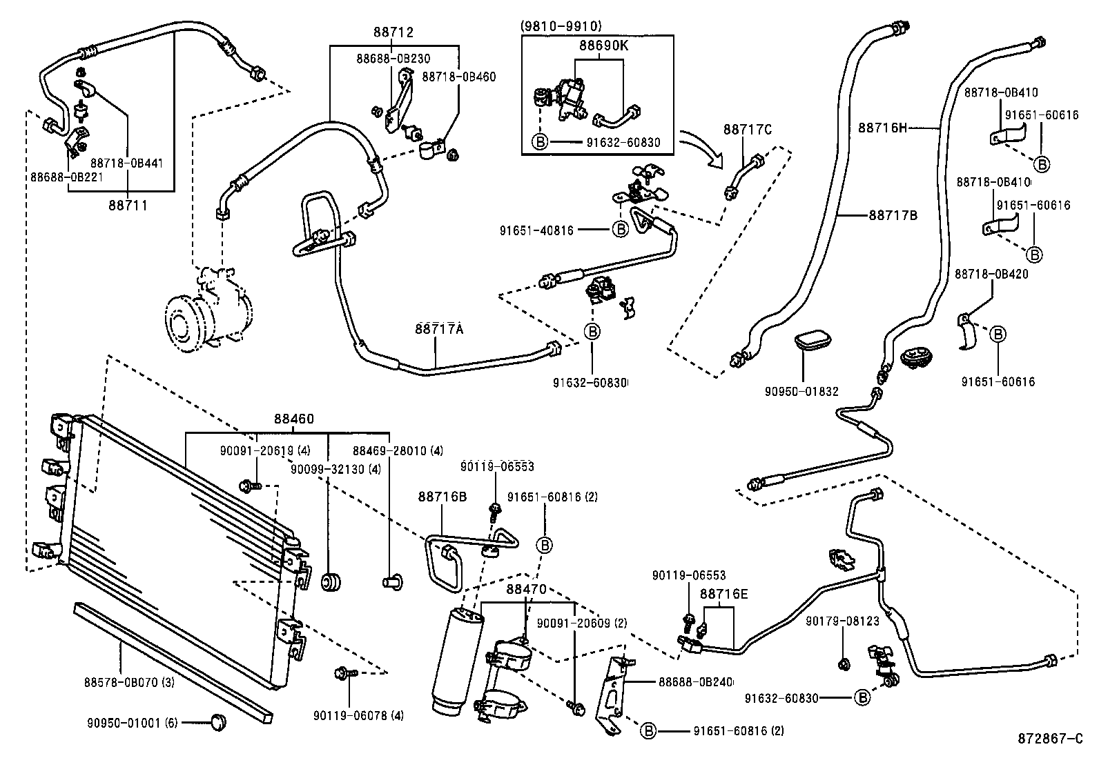  T U V |  HEATING AIR CONDITIONING COOLER PIPING