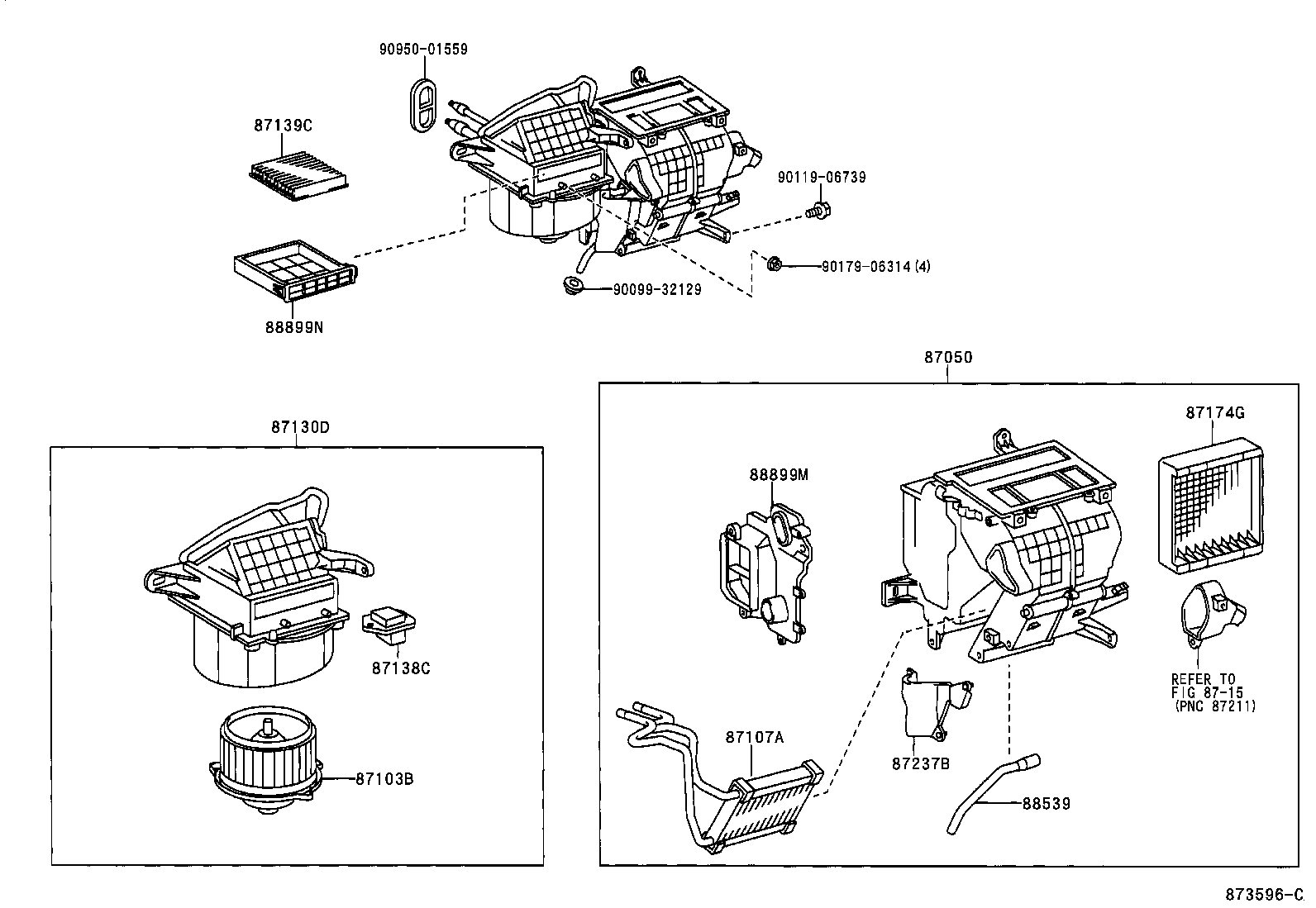  CELICA |  HEATING AIR CONDITIONING COOLER UNIT