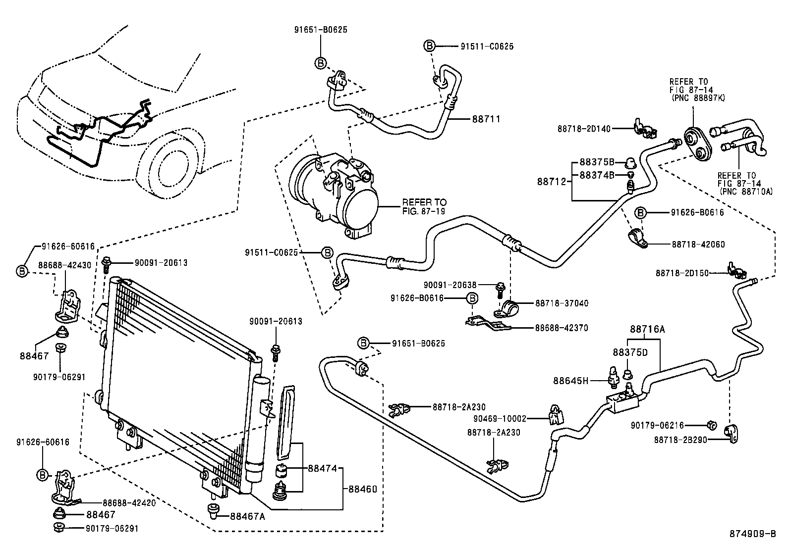  RAV4 |  HEATING AIR CONDITIONING COOLER PIPING