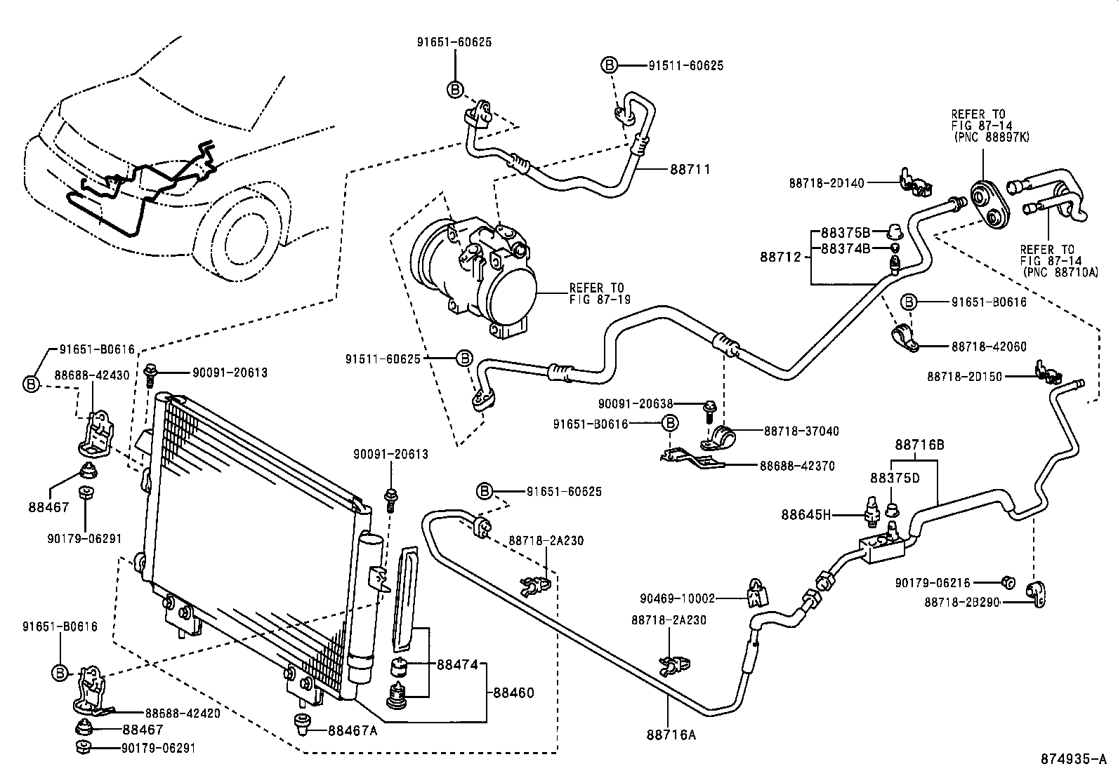  RAV4 |  HEATING AIR CONDITIONING COOLER PIPING