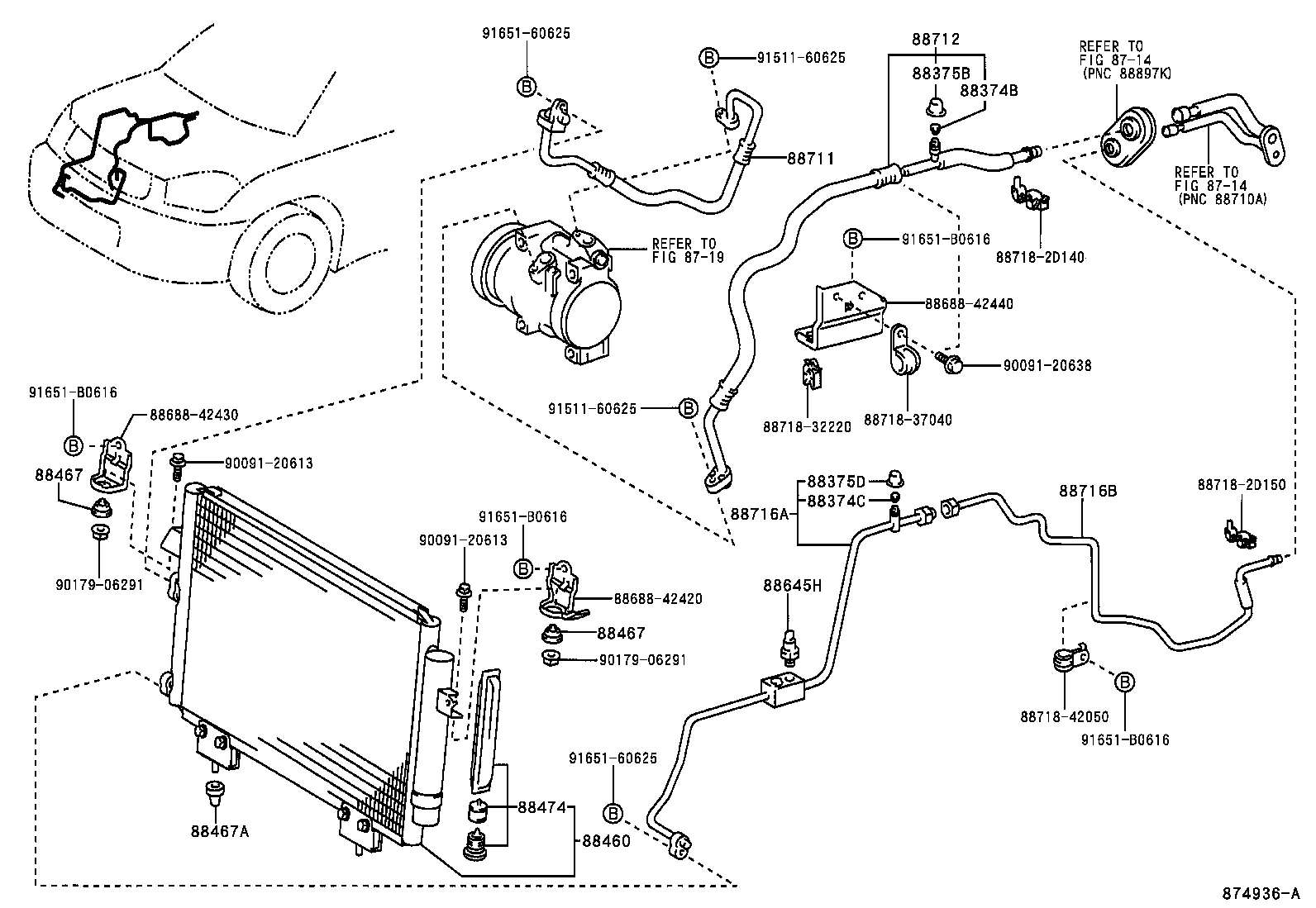  RAV4 |  HEATING AIR CONDITIONING COOLER PIPING