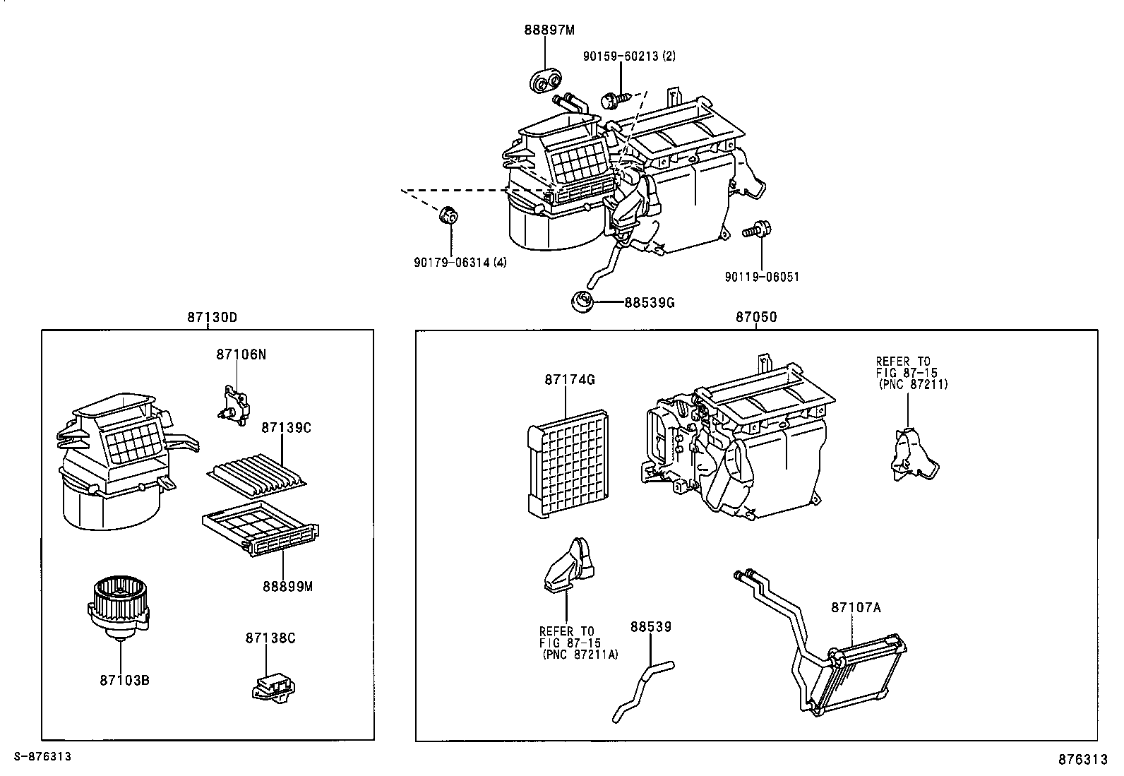  RAV4 |  HEATING AIR CONDITIONING COOLER UNIT