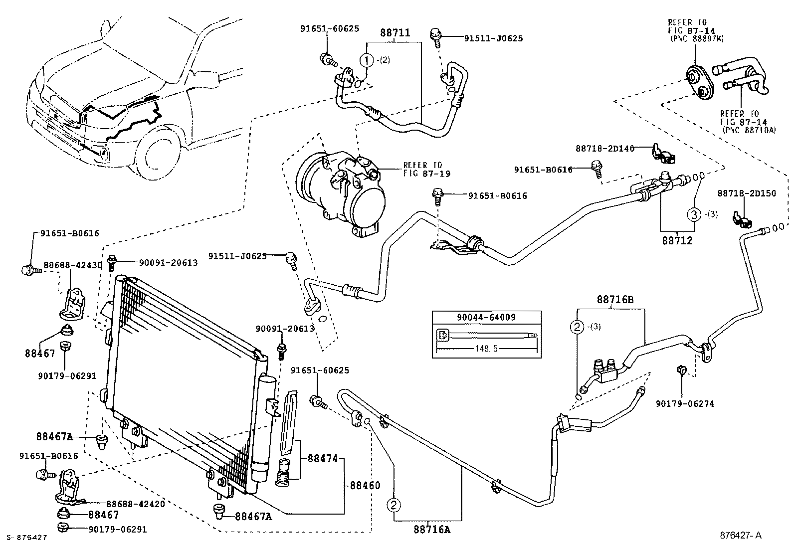  RAV4 |  HEATING AIR CONDITIONING COOLER PIPING