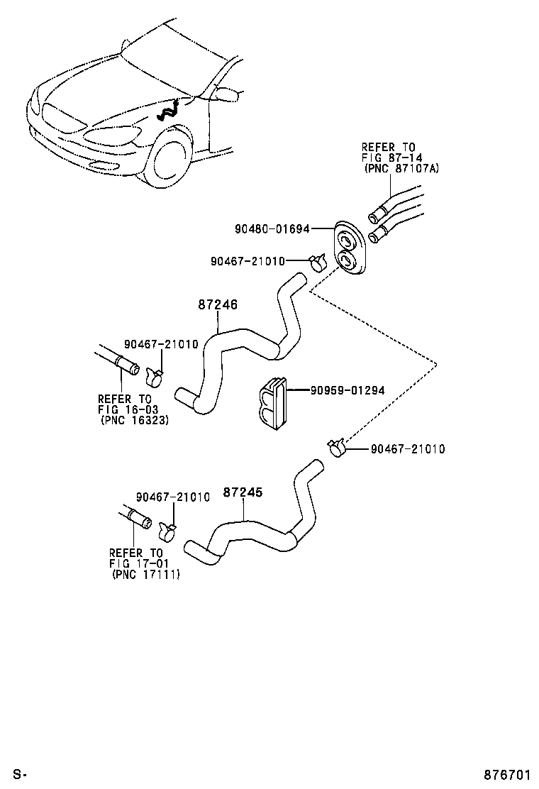  CAMRY |  HEATING AIR CONDITIONING WATER PIPING