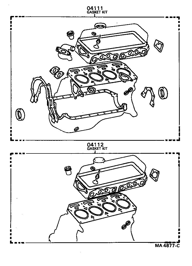  LITEACE |  ENGINE OVERHAUL GASKET KIT