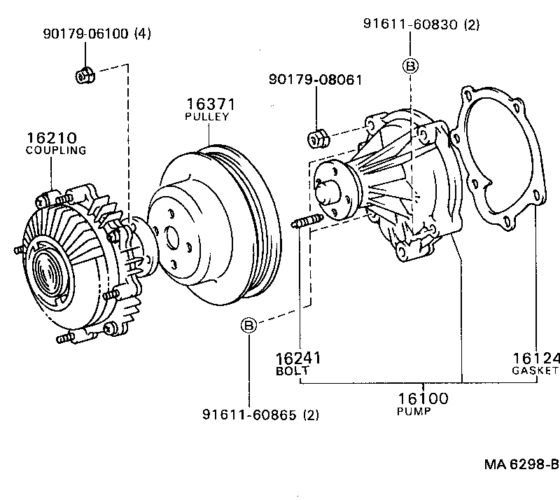  LITEACE |  WATER PUMP